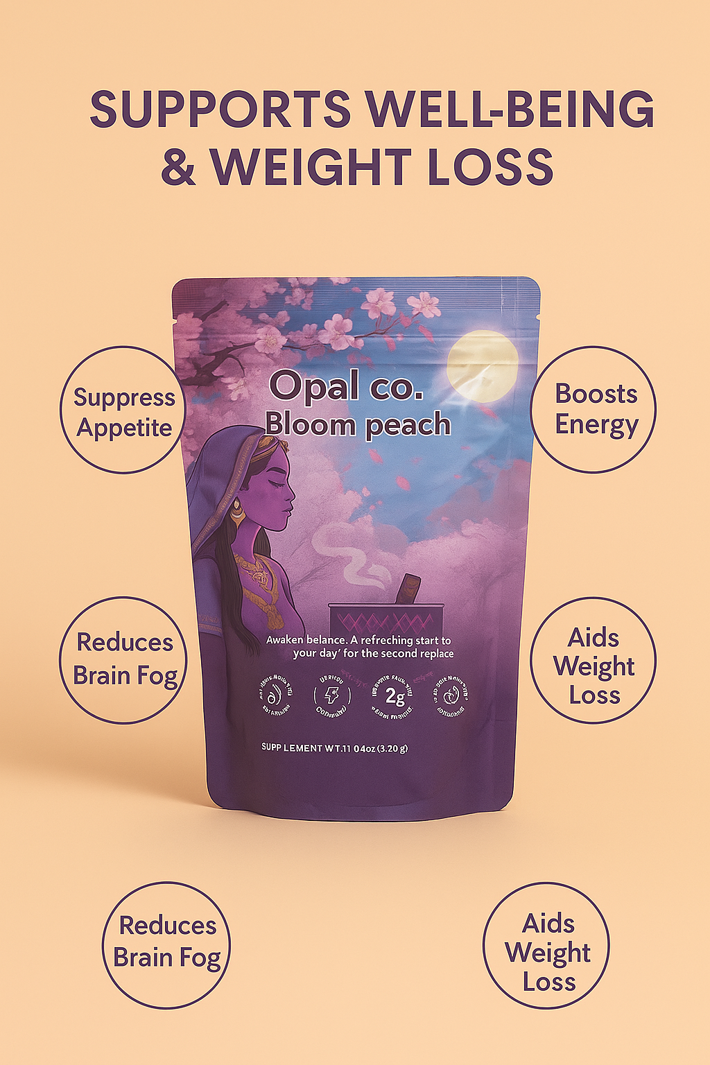 🌸 Opal Co Bloom Peach